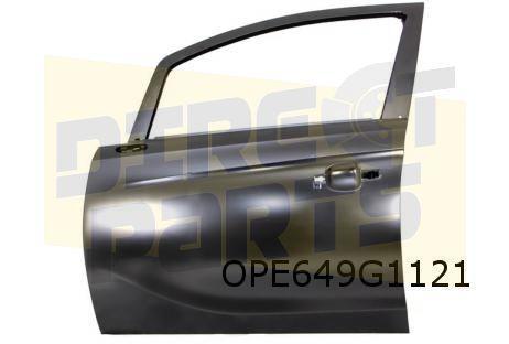 Opel Corsa E (1/15-11/19)  Voorportier Links (te spuiten) Or, Auto-onderdelen, Carrosserie, Deur, Opel, Nieuw, Ophalen of Verzenden