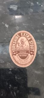 Oud bieretiket extra stout Br. VERAART stabroek, Ophalen of Verzenden