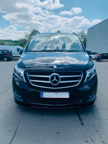 MERCEDES BENZ V250D HARTMANN TUNING, Auto's, Automaat, Monovolume, Zwart, Leder