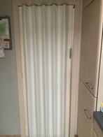 Vouwdeur leder wit, Ophalen, Gebruikt, 80 tot 100 cm, Binnendeur