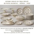 Magnifique service ancien JBC Chedeville style vintage chic, Enlèvement