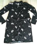 Mooie zwarte zomerjurk met eenhoorns - Here & There - 158, Kinderen en Baby's, Kinderkleding | Maat 158, Meisje, Ophalen of Verzenden