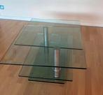 Glazen vintage salontafel, Huis en Inrichting, Overige vormen, 50 tot 100 cm, Minder dan 50 cm, Glas