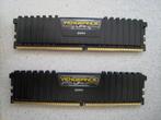16 GB (2x8 GB) Corsair Vengeance LPX DDR4 3000 Mhz, Ophalen of Verzenden, Gebruikt, Corsair