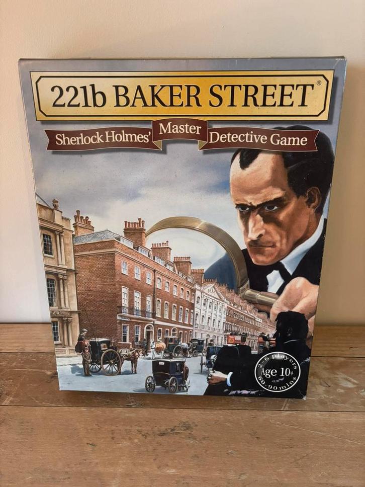 Sherlock Holmes' Master Detective Game, Hobby en Vrije tijd, Gezelschapsspellen | Bordspellen, Gebruikt, Vijf spelers of meer