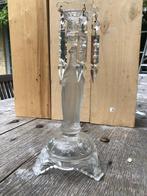 Antieke glazen kandelaar, Antiek en Kunst, Ophalen of Verzenden