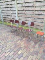 Formica stoel, Brun, Enlèvement, Utilisé, Bois