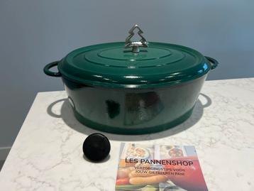 Nomar ovale braadpan 35cm - Basilicum groen beschikbaar voor biedingen
