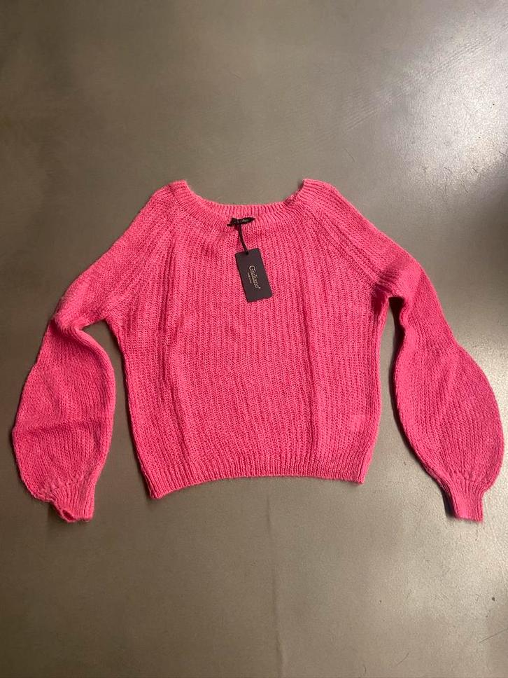 Pull Giuliano à taille fuchsia unique - Nouveau, Vêtements | Femmes, Pulls & Gilets, Neuf, Taille 38/40 (M), Rose, Enlèvement ou Envoi
