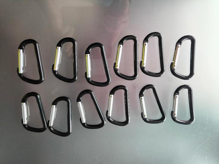 12 hameçons à mousqueton (neufs), Hobby & Loisirs créatifs, Hobby & Loisirs Autre, Neuf, Enlèvement ou Envoi