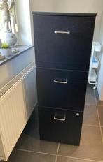 Zwarte ladenkast, Ophalen, Minder dan 50 cm, Gebruikt, 100 tot 150 cm