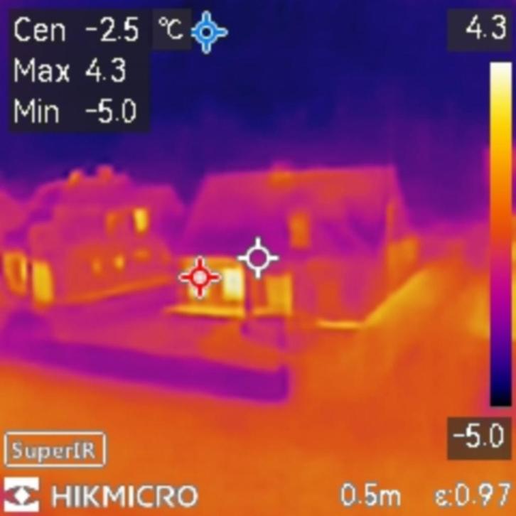 warmtecamera te huur, Doe-het-zelf en Bouw, Meetapparatuur, Zo goed als nieuw, Temperatuur, Ophalen