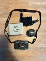 Canon EOS M100 kit + EFM 15-45mm IS stm + EFM 22m f/2 stm, Audio, Tv en Foto, Fotocamera's Digitaal, Ophalen, Canon