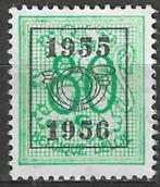 Belgie 1955/1956 - OBP 657pre - Opdruk E - 80 c. (ZG), Timbres & Monnaies, Timbres | Europe | Belgique, Sans gomme, Envoi, Non oblitéré