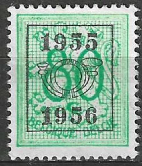 Belgie 1955/1956 - OBP 657pre - Opdruk E - 80 c. (ZG), Timbres & Monnaies, Timbres | Europe | Belgique, Non oblitéré, Envoi