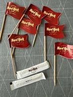 Hard Rock Café vlaggenprikkers 7 stuks, Verzenden, Zo goed als nieuw