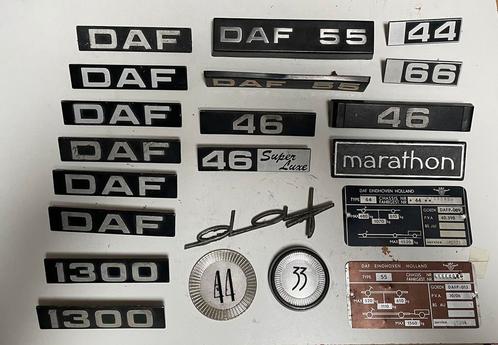 DAF emblemen allerlei 44, 46, 55, 66, Verzamelen, Automerken, Motoren en Formule 1, Gebruikt, Ophalen of Verzenden