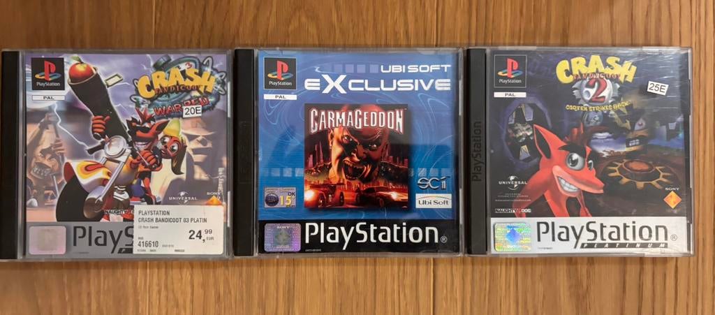 Ps1 spellen, Ophalen, Zo goed als nieuw