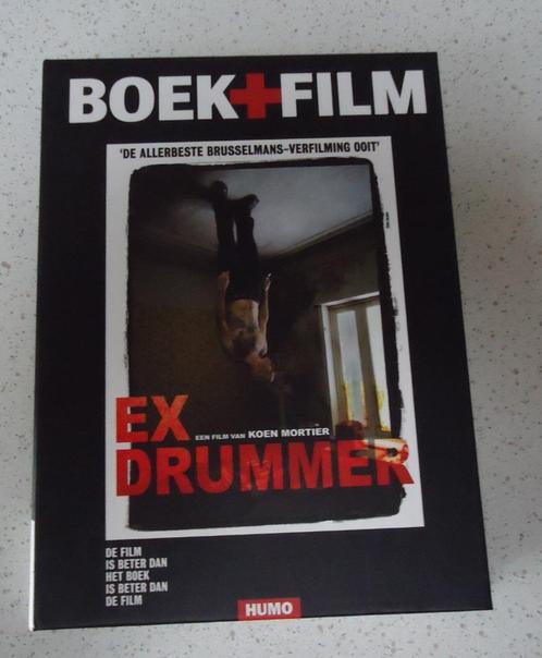 Boek + DVD "Ex Drummer" De allerbeste Brusselmans verfilming, Cd's en Dvd's, Dvd's | Nederlandstalig, Zo goed als nieuw, Film