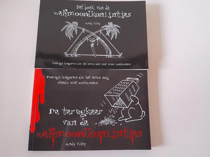 Andy Riley - Suicide Bunnies - 2 livres, Livres, BD | Comics, Comme neuf, Enlèvement ou Envoi