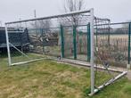 Aluminium voetbalgoal met net, verplaatsbaar, Sport en Fitness, Voetbal, Ophalen