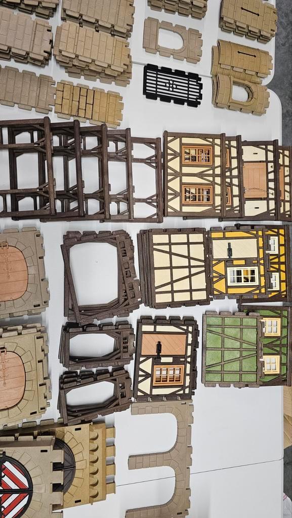 Grote hoeveelheid Playmobil kasteel en huizen, Kinderen en Baby's, Speelgoed | Playmobil, Gebruikt, Los Playmobil, Ophalen