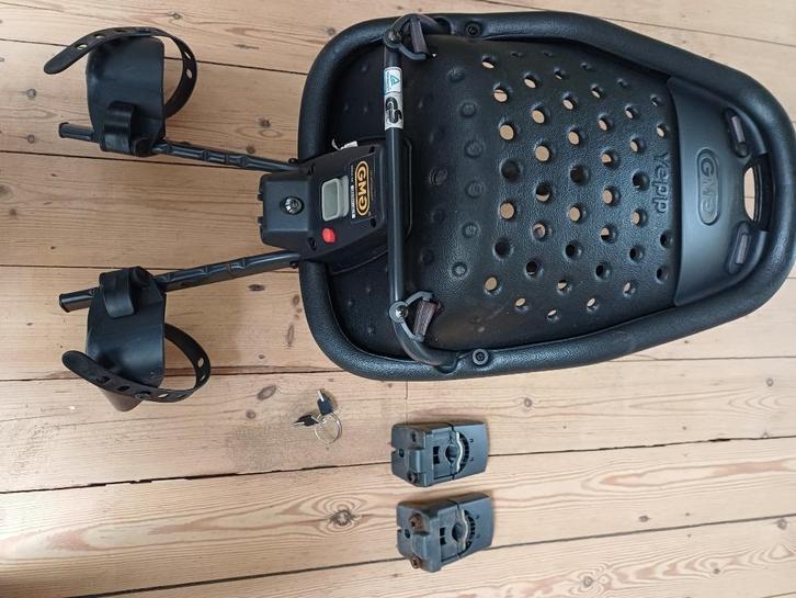 Fietsstoeltje vooraan Yepp, Fietsen en Brommers, Fietsaccessoires | Fietsstoeltjes, Gebruikt, Voorzitje, 9 t/m 18 kg, Voetsteuntjes