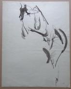 JOS HENDRICKX / GEBOGEN NAAKT / ORIGINEEL / 65x51cm STEMPEL, Antiek en Kunst, Ophalen of Verzenden