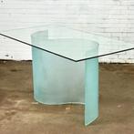 Design glazen tafel, Ophalen, Zo goed als nieuw, Rechthoekig, Glas