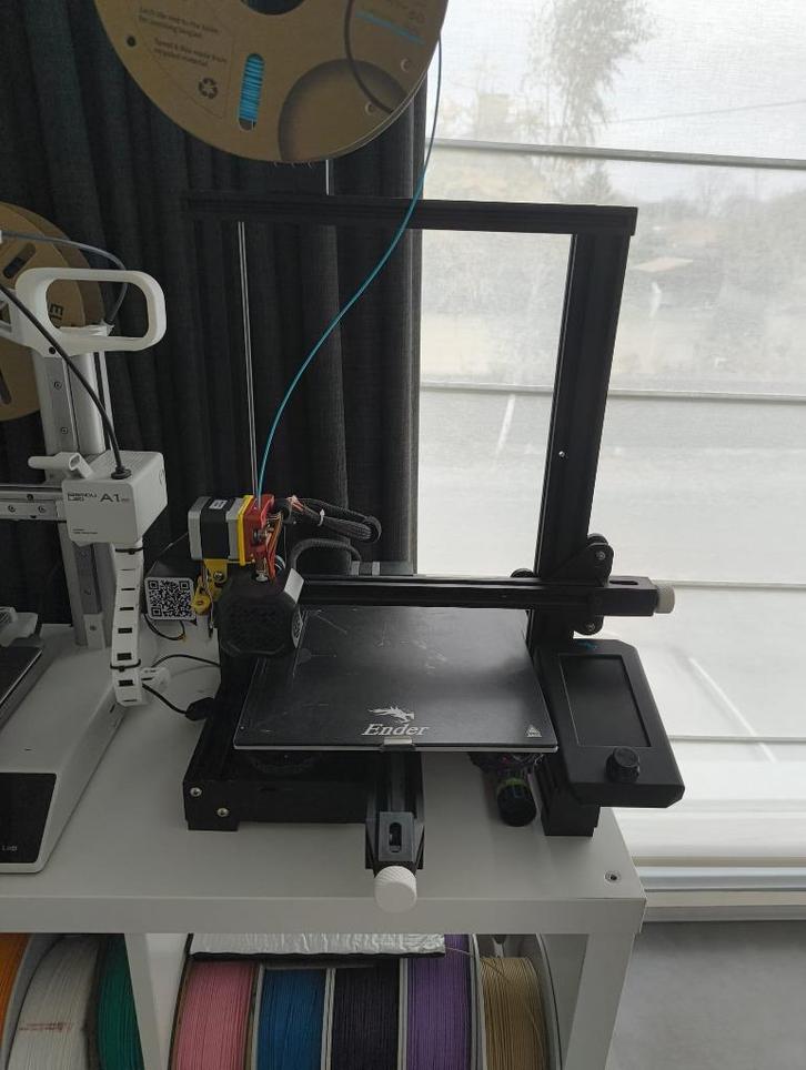 Ender 3 V2 - 3D Printer + upgrades, Computers en Software, 3D Printers, Gebruikt, Verzenden