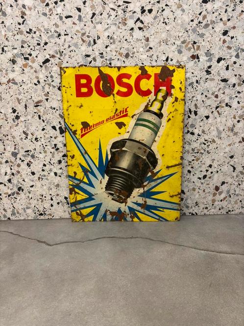 BOSCH blik vintage reclame, Verzamelen, Merken en Reclamevoorwerpen, Zo goed als nieuw, Ophalen