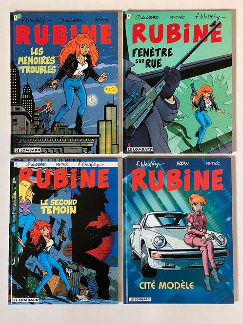 BD Rubine (Tomes 1, 2, 3, 9) en EO, Livres, BD, Comme neuf, Plusieurs BD