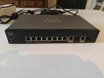 Pro Cisco switch - 2x SFP en 8x PoE poorten - SG350-10P, Ophalen, Zo goed als nieuw