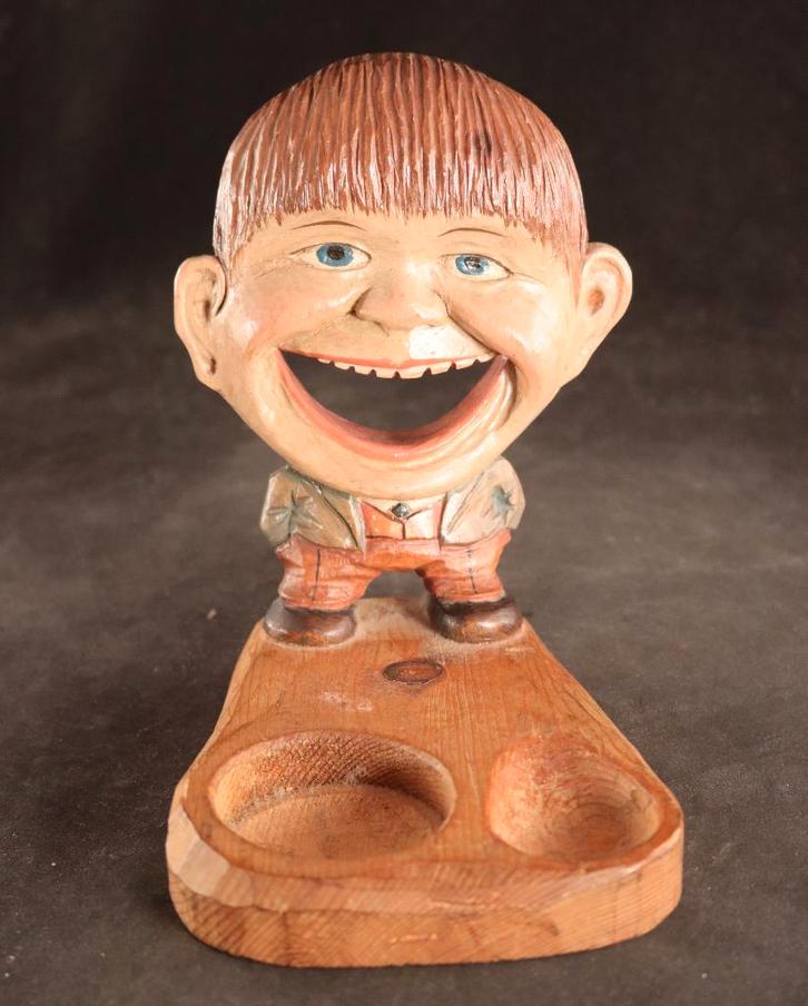 Houten houder voor een pijp, Antiek en Kunst, Antiek | Woonaccessoires, Ophalen of Verzenden