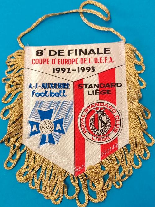 Standard Luik Liège - AJ Auxerre 1992-93 Uefa Cup voetbal, Verzamelen, Sportartikelen en Voetbal, Zo goed als nieuw, Ophalen of Verzenden