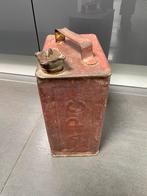 Vintage APC benzine blik Anvers Antwerpen, Collections, Boîte en métal, Utilisé, Enlèvement ou Envoi