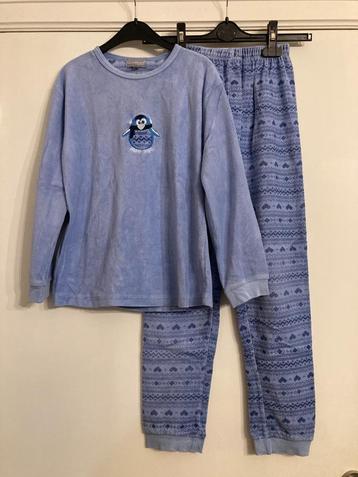 Blauwe pyjama met pinguïn - Cocodream - maat 140 beschikbaar voor biedingen