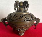 Grote antieke Tibetaanse bronzen wierookbrander, Antiek en Kunst, Ophalen of Verzenden