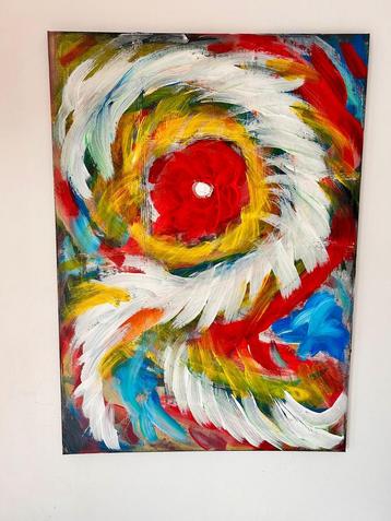 Schilderij modern abstract 80x60 beschikbaar voor biedingen