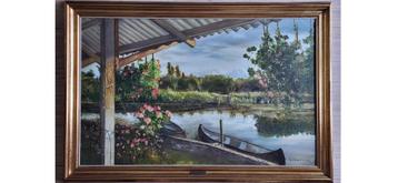 Schilderij Willy Van Meirvenne, Enlèvement ou Envoi