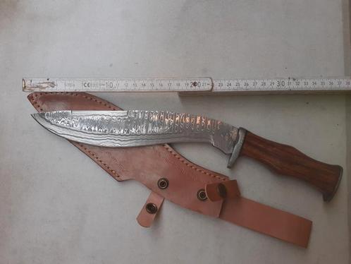 Damascus kukri, Caravans en Kamperen, Kampeergereedschap, Zo goed als nieuw, Ophalen of Verzenden