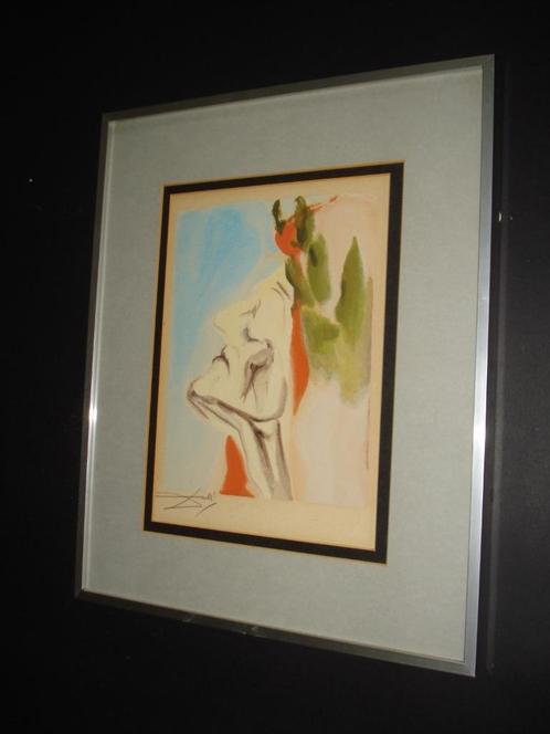 Salvator Dali lithografie Divina Commedia, Antiek en Kunst, Kunst | Litho's en Zeefdrukken, Ophalen of Verzenden