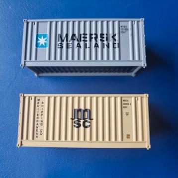 CONTAINERS 20'ft H0 TIJDVAK IV-V past op MÄRKLIN beschikbaar voor biedingen