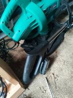 Bladblazer en kantelmaaier, Ophalen, Met opvangzak, Handgedragen, Zo goed als nieuw