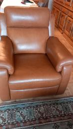 Zetel, Huis en Inrichting, Eenpersoons, Minder dan 75 cm, Leer, Ophalen of Verzenden