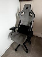 Corsair T3 Rush Gaming Stoel, Ophalen, Zo goed als nieuw, Grijs, Gaming bureaustoel