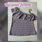 Top pour femme-Mauve ligné, Ophalen of Verzenden, Gedragen