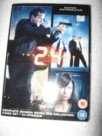 DVD '24' seizoen 7, Vanaf 16 jaar, Ophalen of Verzenden, Zo goed als nieuw, Detective en Krimi