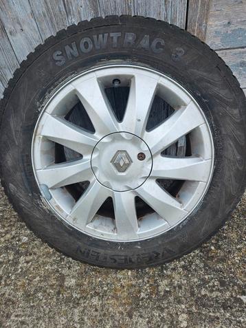 3 jantes Renault megane 2 phase 2 + 1 jante tôle pneus quasi beschikbaar voor biedingen