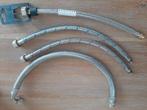 4 nieuwe flexibele waterdarmen "Sanivesk", Ophalen of Verzenden, Nieuw, Chroom, Toilet